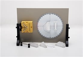 Tarcza Kolbego z podstawą i akcesoriami