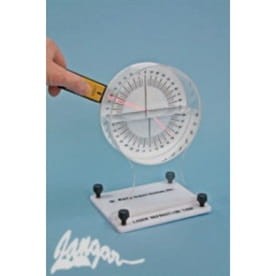 Załamanie wiązki światła – model dem. laserowy