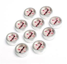 10 kompasów transparentnych