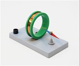 P-d do demonstr. pola magnet. solenoidu