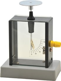 Elektroskop z kątomierzem