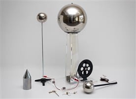 Generator Van de Graaffa z napędem ręcznym