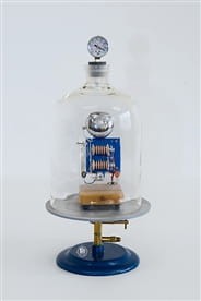 Klosz próż. z manometrem i dzwonkiem elekt.