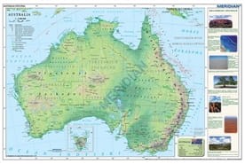 Australia - mapa fizyczna