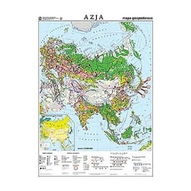 Azja. Mapa gospodarcza