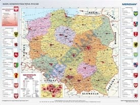 Mapa administracyjna Polski (stan na 2015)