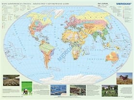 Mapa gosp. świata - rolnictwo i użytkowanie gleby