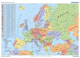 Mapa polityczna Europy (stan na 2017)