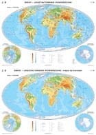 Świat. Ukształtowanie powierzchni/mapa do ćw.