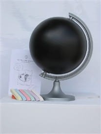 Globus indukcyjny czarny