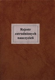 Rejestr zatrudnionych nauczycieli
