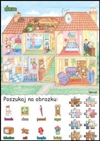 Poszukaj na obrazku - Dom