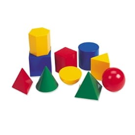 Duże bryły pełne - 10 sztuk  Produkt jest: