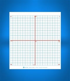 Nakładka na tablicę układ współrzędnych