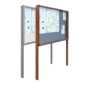 Gablota zewnętrzna wolnostojąca 100x150